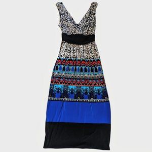 Jones New York Boho printed maxi Dress